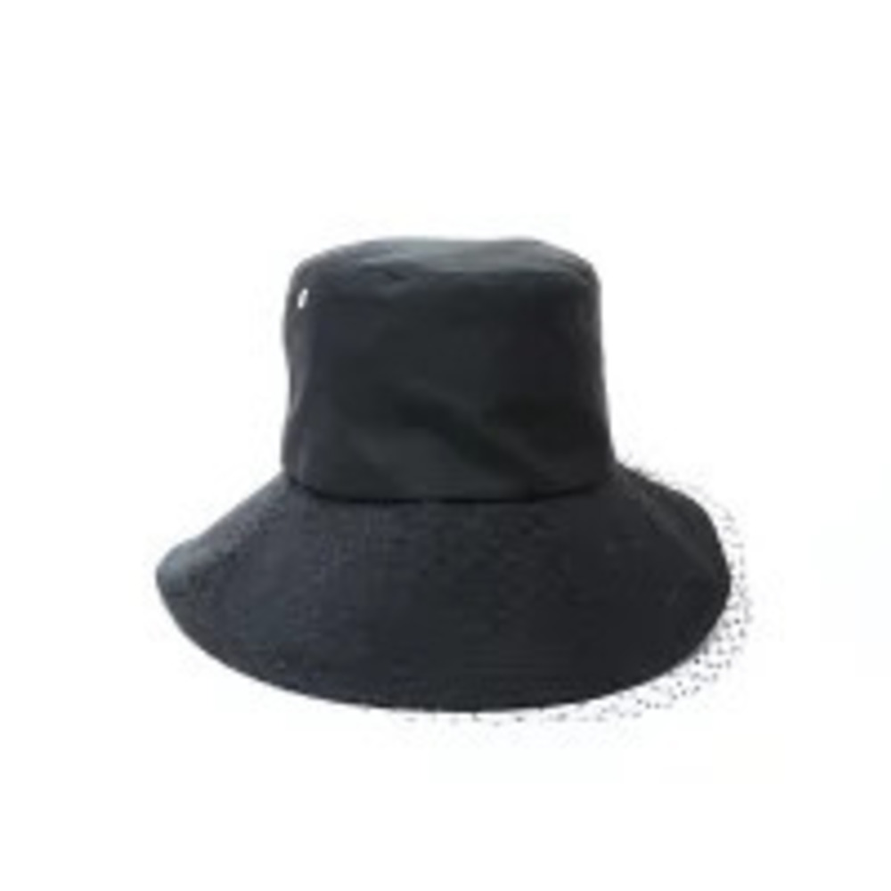 Christian Dior Teddy D Wide Brim Bob Hat Veil Black